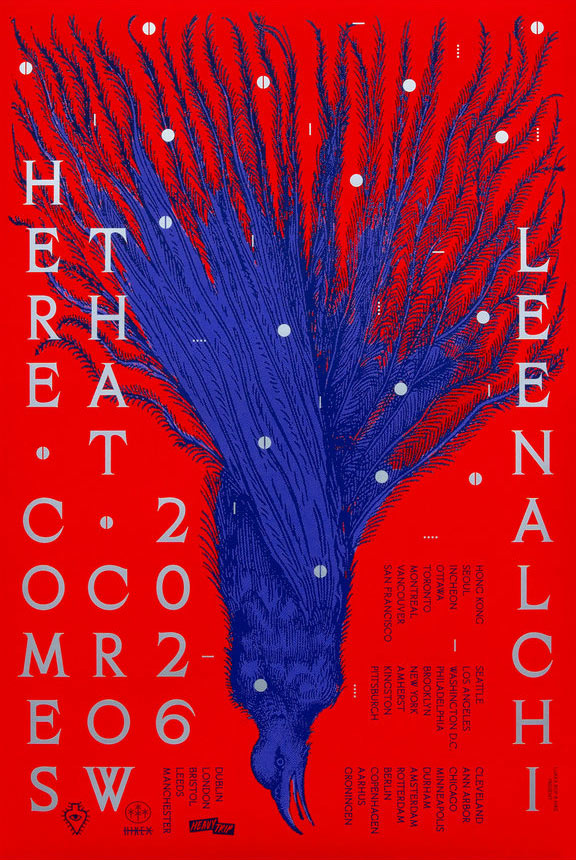 Leenalchi 2026 World Tour Poster - Designed by Jaemin Lee